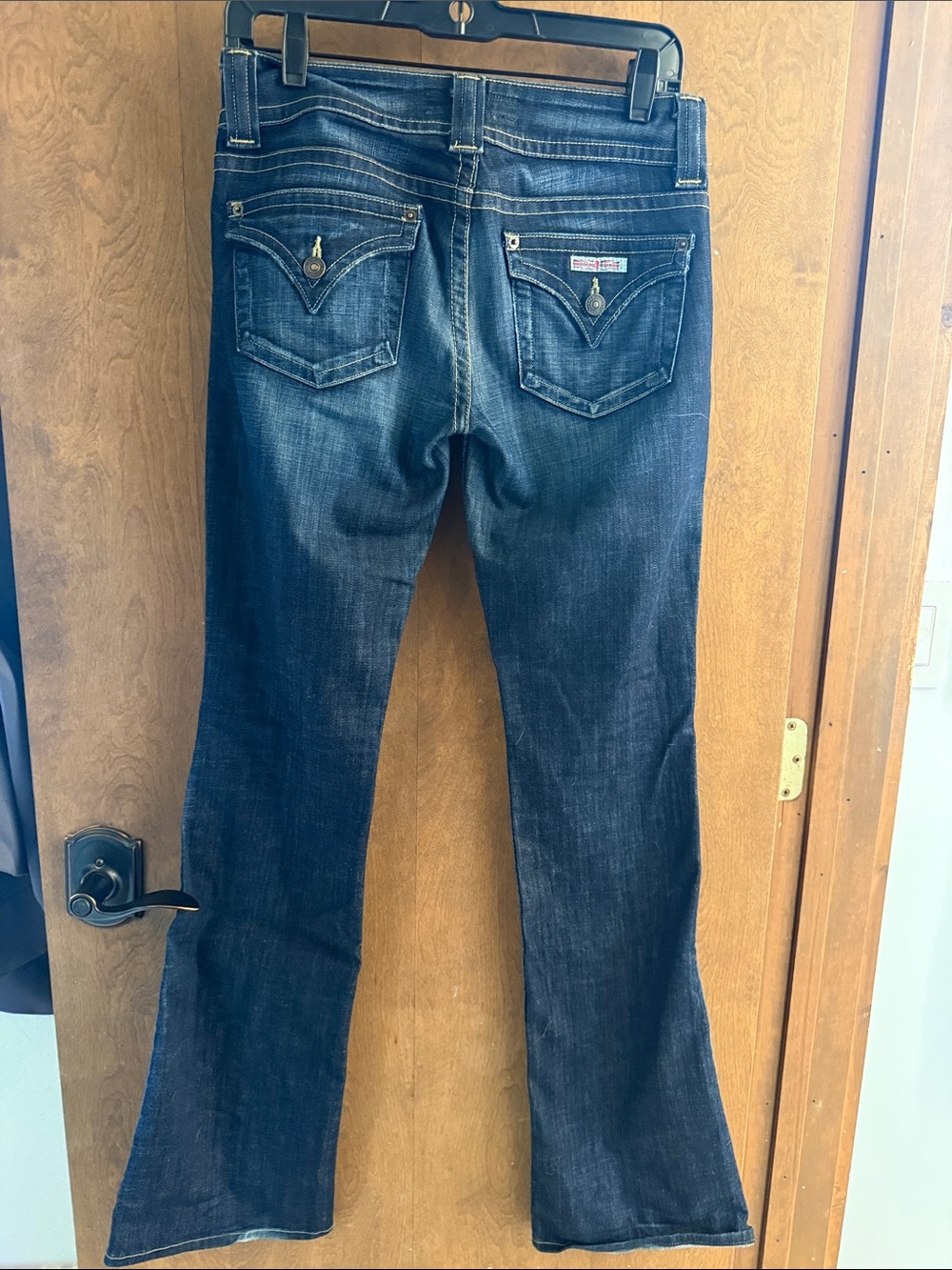 Dark Wash Women's Bootcut Hudson Jeans - Blue - Picture 2 of 2